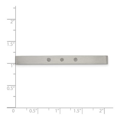 Men's Stainless Steel Brushed Resin Tie Bar – view 4