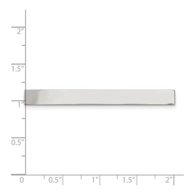 Men's Chisel Stainless Steel Polished Tie Bar – view 6