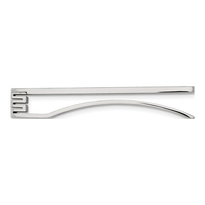 Stainless Steel Diamond Tie Bar, Yellow IP – view 5