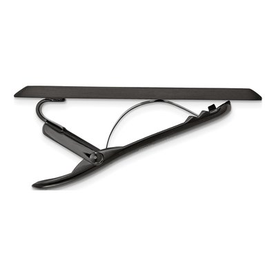 Men's Black IP Stainless Steel Tie Bar – view 5