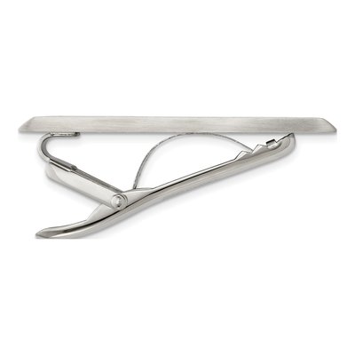 Men's Chisel Stainless Steel Brushed Tie Bar – view 5
