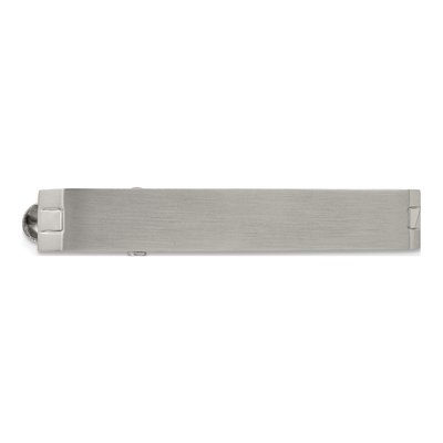 Men's Chisel Stainless Steel Brushed Tie Bar