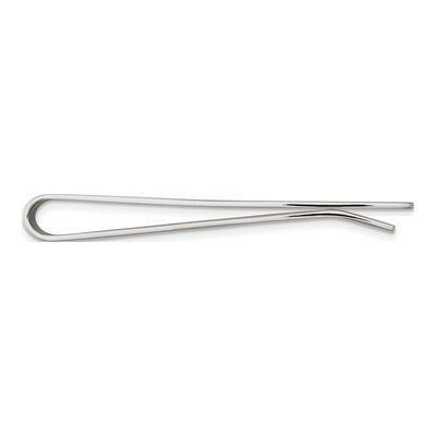 Men's Stainless Steel Yellow IP Tie Bar – view 5