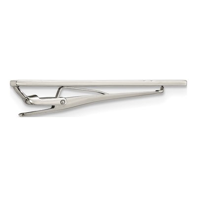 Men's Stainless Steel CZ Tie Bar – view 3
