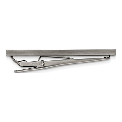 Men's Chisel Stainless Steel Antiqued Tie Bar – view 3