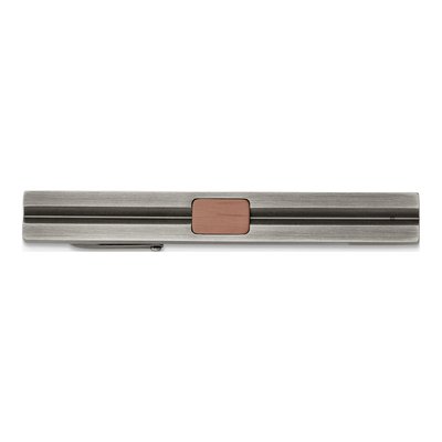 Men's Chisel Stainless Steel Antiqued Tie Bar