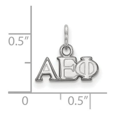 Alpha Epsilon Phi Sterling Silver Extra Small Pendant – view 2