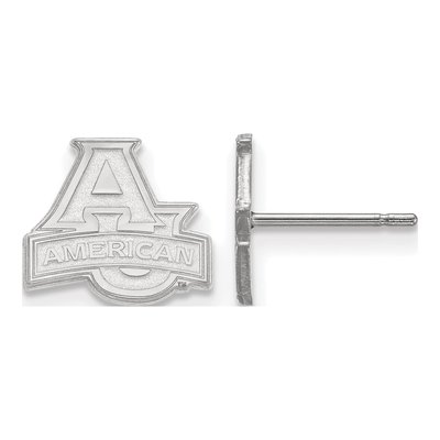 American University Sterling Silver Earrings