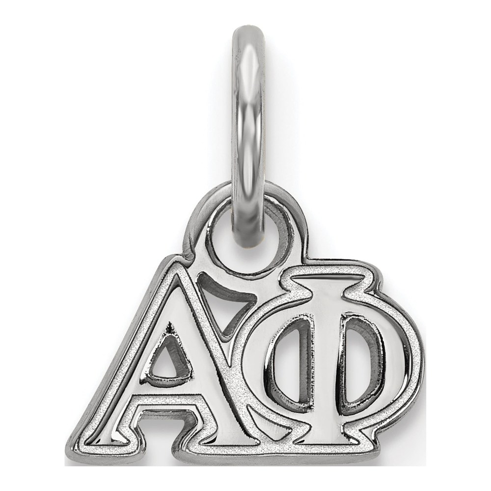 Alpha Phi Sterling Silver Extra Small Greek Letters Pendant