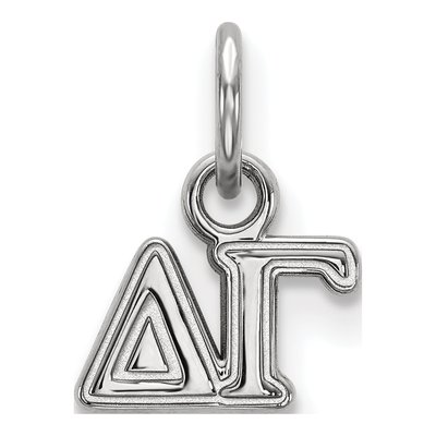 Delta Gamma Sterling Silver Extra Small Pendant