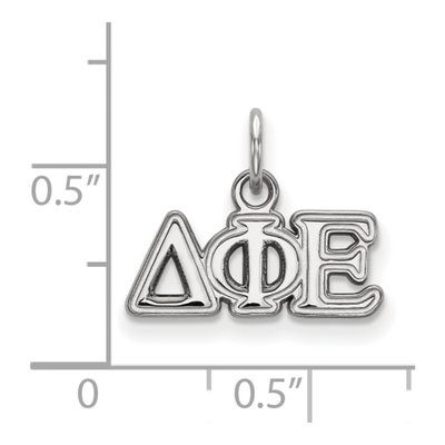 Delta Phi Epsilon Sterling Silver Extra Small Pendant – view 2