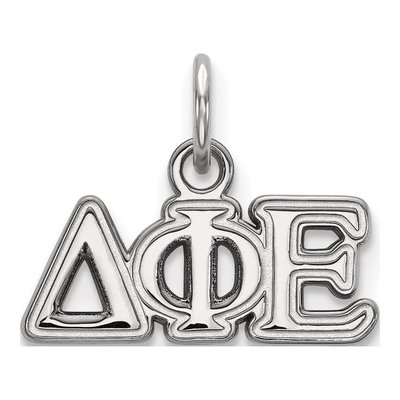 Delta Phi Epsilon Sterling Silver Extra Small Pendant