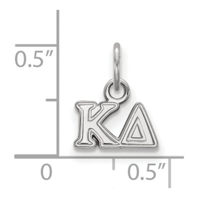 Kappa Delta Sterling Silver Extra Small Pendant – view 2