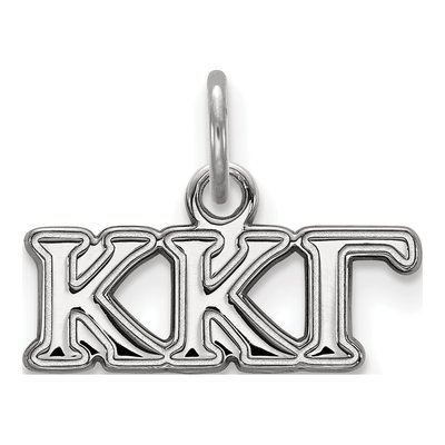Kappa Kappa Gamma Sterling Silver Extra Small XS Pendant