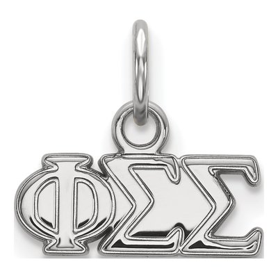 Phi Sigma Sigma Sterling Silver Extra Small Pendant
