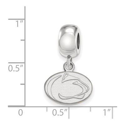 Pennsylvania State University Sterling Silver Extra Small Penn Lion Dangle Bead – view 5