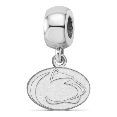 Pennsylvania State University Sterling Silver Extra Small Penn Lion Dangle Bead