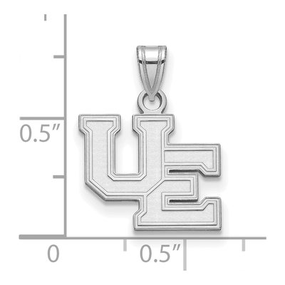 University of Evansville Sterling Silver Aces Small Pendant – view 2