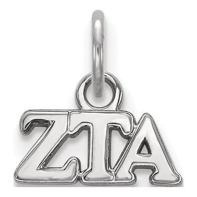 Zeta Tau Alpha Sterling Silver Extra Small Pendant