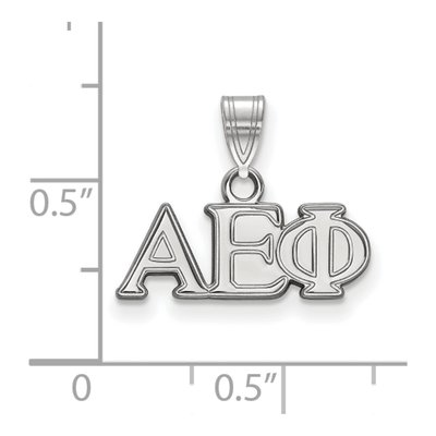 Alpha Epsilon Phi Sterling Silver Small Pendant – view 2