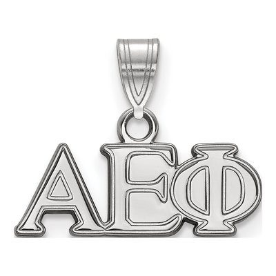 Alpha Epsilon Phi Sterling Silver Small Pendant