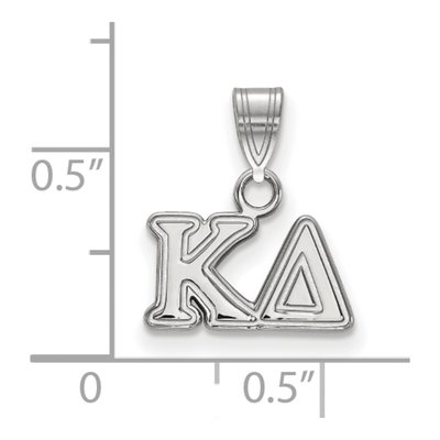 Kappa Delta Sterling Silver Small Pendant – view 2