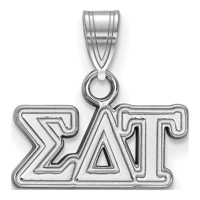 Sigma Delta Tau Sterling Silver Small Pendant
