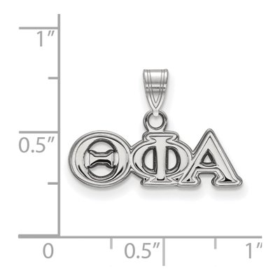 Theta Phi Alpha Sterling Silver Small Pendant – view 2