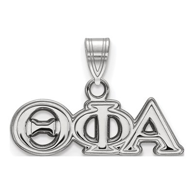 Theta Phi Alpha Sterling Silver Small Pendant