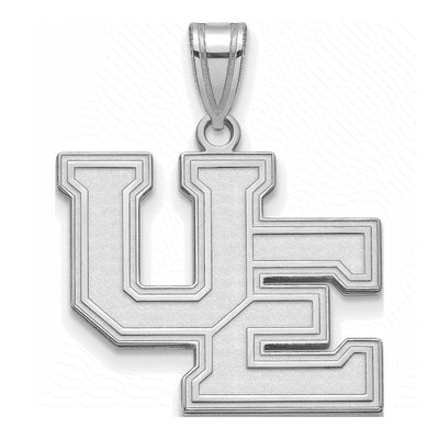 University of Evansville Sterling Silver Aces Large Pendant