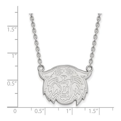 Villanova University Sterling Silver Large Wildcats Pendant Necklace – view 2