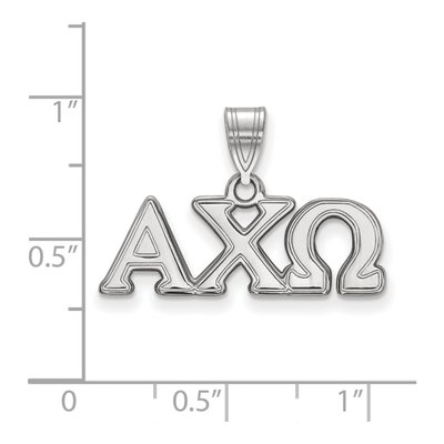 Alpha Chi Omega Sterling Silver Medium Greek Letters Pendant – view 2