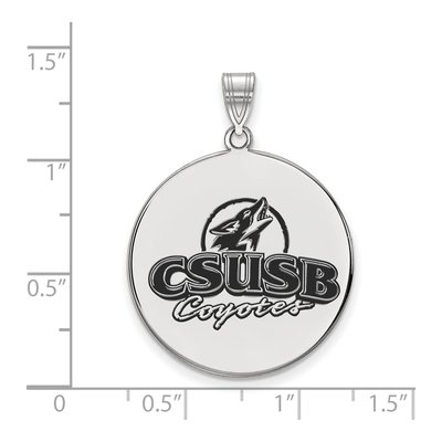 CSU San Bernardino Coyotes Extra Large Disc Pendant – view 2