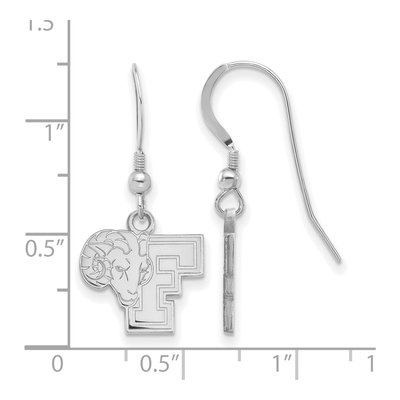 Fordham University Sterling Silver Ram Earrings – view 2