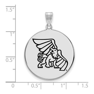 Missouri Western State University Sterling Silver Extra Large Griffon Disc Pendant – view 2