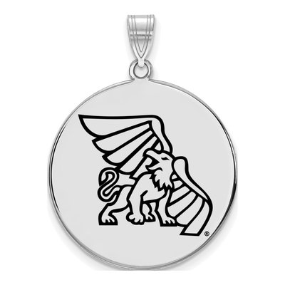 Missouri Western State University Sterling Silver Extra Large Griffon Disc Pendant