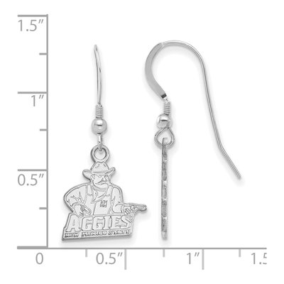 New Mexico State University Sterling Silver NMSU Aggies Earrings – view 2