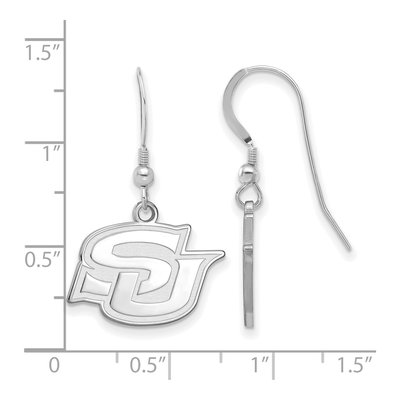 Southern University Sterling Silver Jaguars Earrings – view 2
