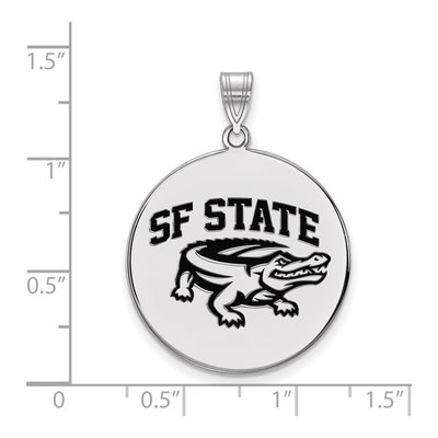 San Francisco State University Sterling Silver Extra Large San Pendant – view 2