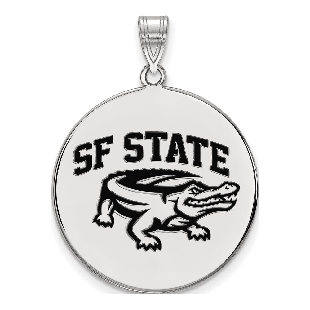 San Francisco State University Sterling Silver Extra Large San Pendant