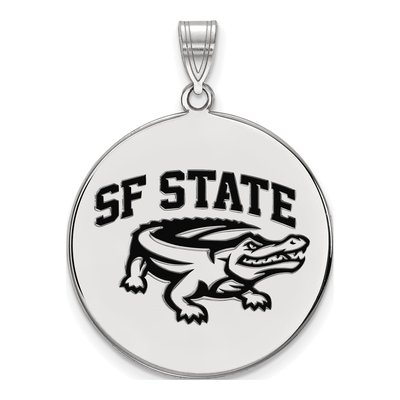 San Francisco State University Sterling Silver Extra Large San Pendant