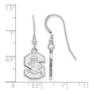 South Carolina State University Sterling Silver Small Wire Earrings – view 2