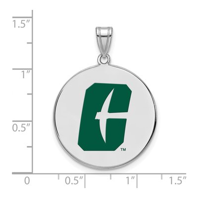 UNC Charlotte 49ers Enamel Disc Pendant – view 2