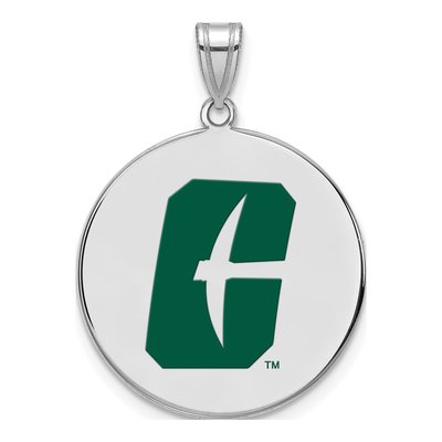 UNC Charlotte 49ers Enamel Disc Pendant