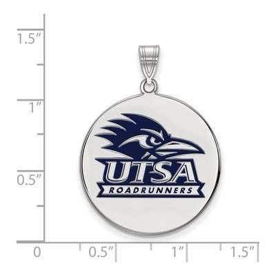 UTSA Roadrunners Sterling Silver Disc Pendant – view 2