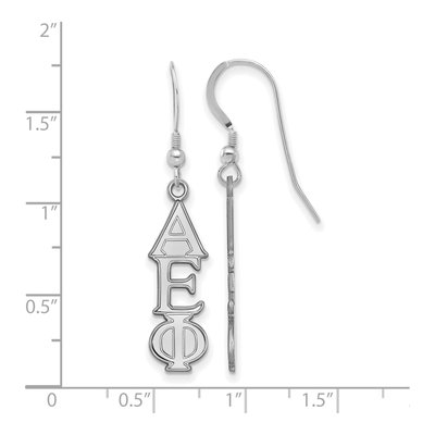 Alpha Epsilon Phi Sterling Silver Earrings – view 2