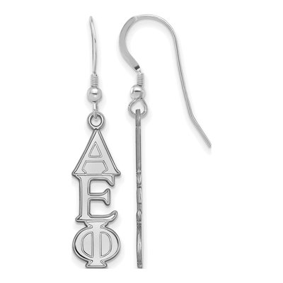 Alpha Epsilon Phi Sterling Silver Earrings