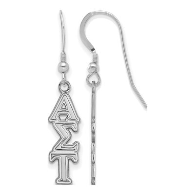 Alpha Sigma Tau Sterling Silver Sorority Earrings