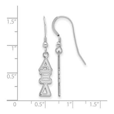 Alpha Xi Delta Sterling Silver Earrings – view 2