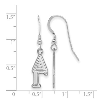 Delta Gamma Sterling Silver Earrings – view 2